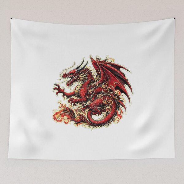 Item preview, Fiery Crimson Dragon in Full Fury designed and sold by PloynaphatArt.
