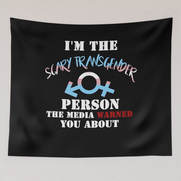 Item preview, Funny Im The Scary Transgender Person T - Shirt LGBT Pride designed and sold by theshirtinator.