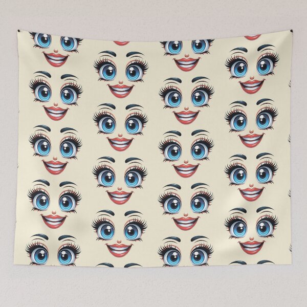 Item preview, Charming female face.Emoticon. designed and sold by MagelliShop.