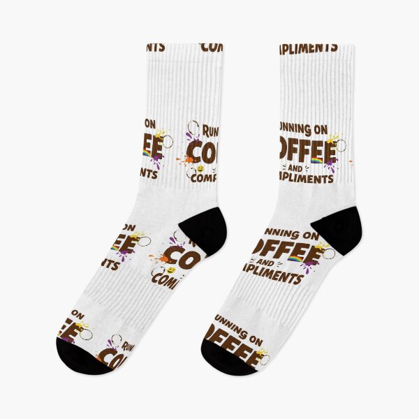 Item preview, Running on coffee and compliments designed and sold by FitEnvy.