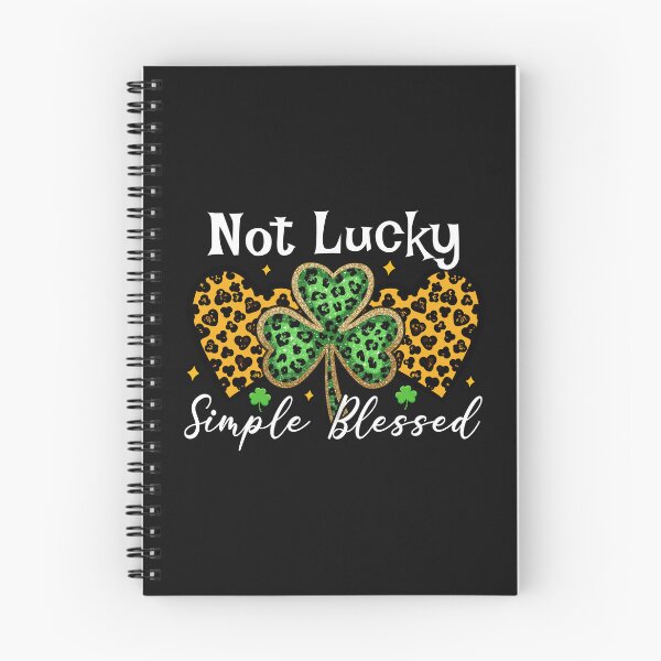 Item preview, Not lucky simple blessed designed and sold by marfanna.