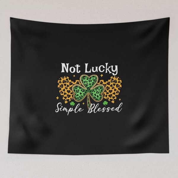 Item preview, Not lucky simple blessed designed and sold by marfanna.