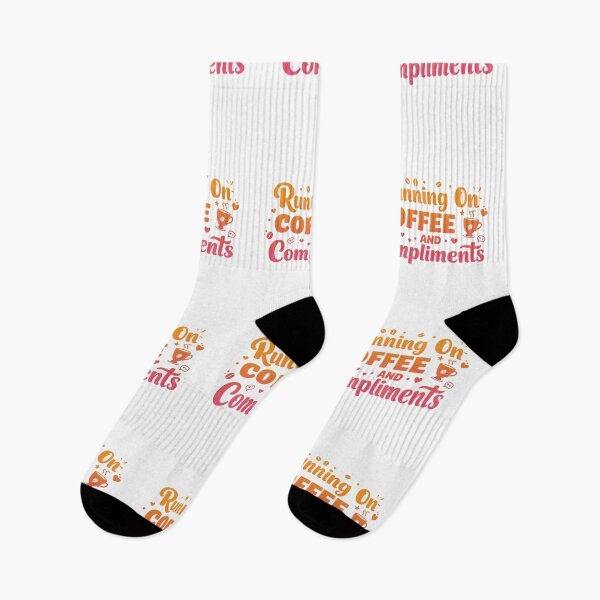 Item preview, Running on coffee and compliments designed and sold by FitEnvy.