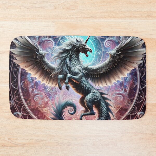 Item preview, Celestial Unicorn Dragon Hybrid Cosmic Glow designed and sold by Fantasy Horseys.