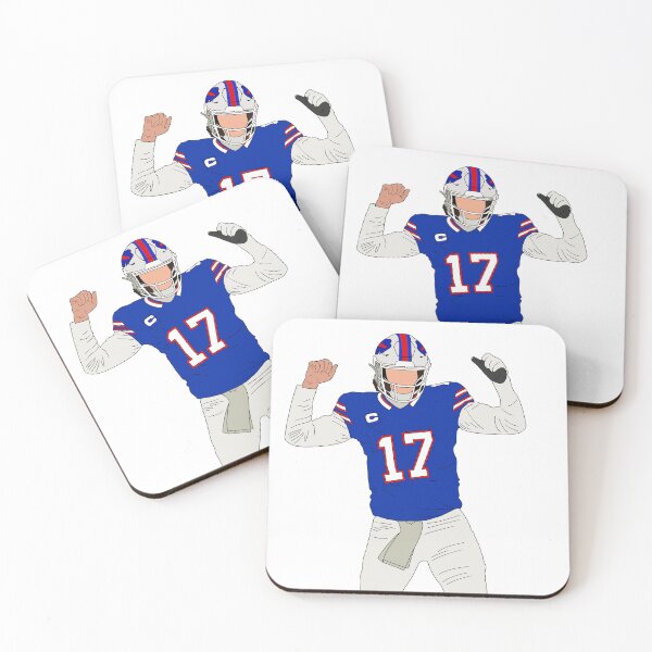 Item preview, Buffalo football sticker 1 QB designed and sold by KandLDesigns9226.