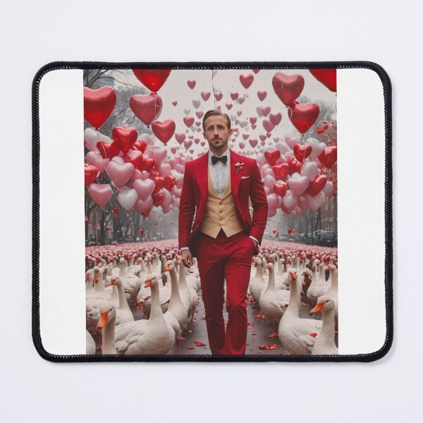 Item preview, Ryan Gosling Happy Valentine's Day funny prank meme designed and sold by CheeseBlueprint.