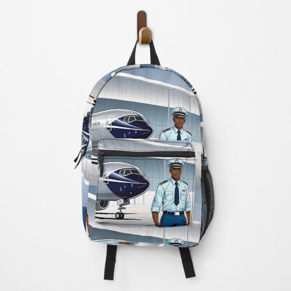 Item preview, Airport Illustration - Airplane with Pilot at the Terminal designed and sold by EMaviation_.