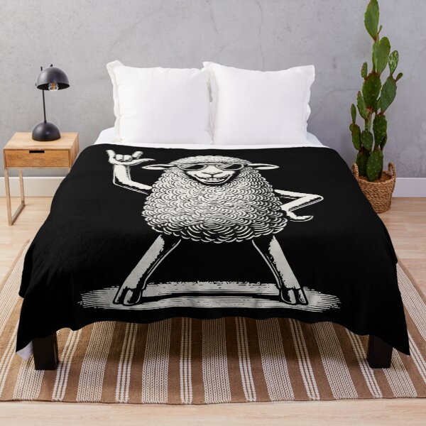 Item preview, Heavy Metal Festival Rock Music Concert Sheep designed and sold by LuminOrb.