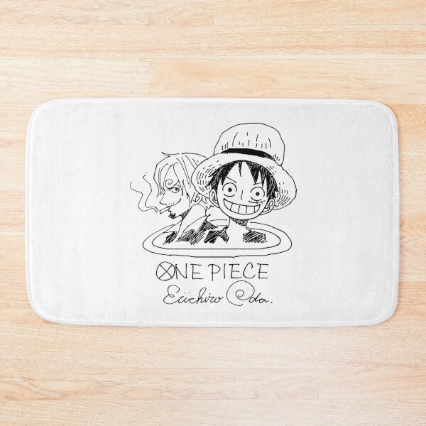 Item preview, Luffy and Sanji hand drawn sketch with autograph designed and sold by FriskySloths.