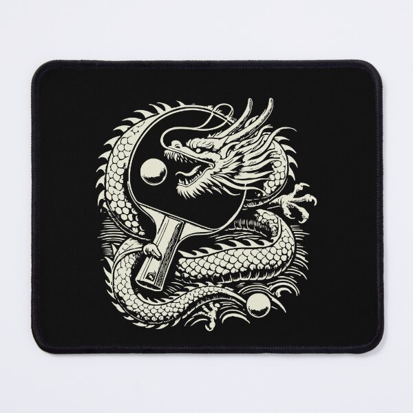 Item preview, Dragon Table Tennis Artwork With Racket designed and sold by LuminOrb.