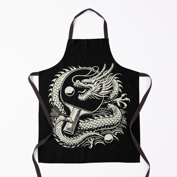 Item preview, Dragon Table Tennis Artwork With Racket designed and sold by LuminOrb.