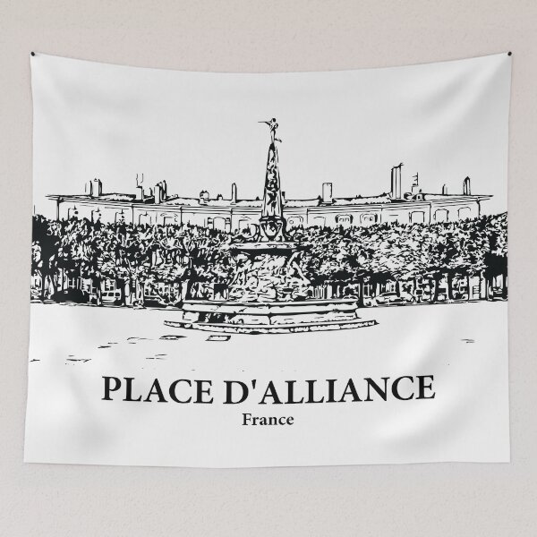 Item preview, Place d'Alliance - France designed and sold by Lakeric Cityscapes.