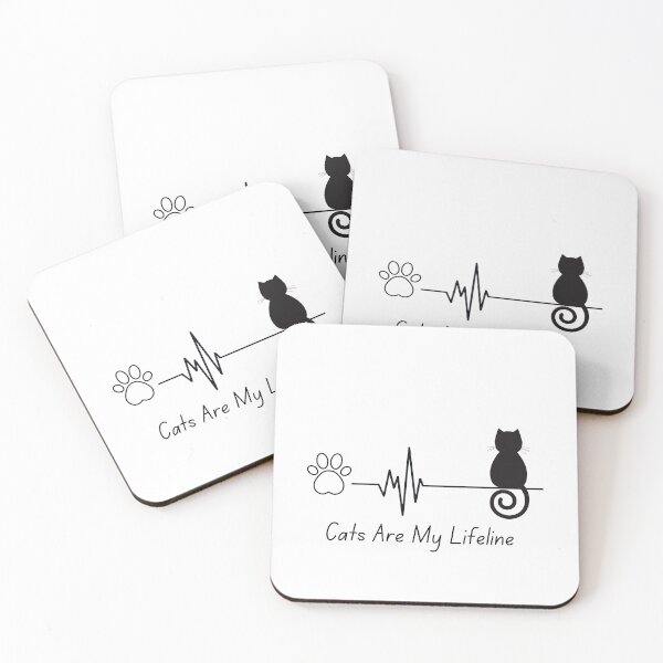 Item preview, Cats are my lifeline designed and sold by Purrs & Snuggles Designs.