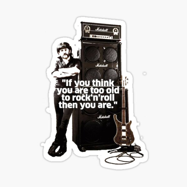 Item preview, Lemmy Quote Graphic Art designed and sold by wholelottarock.