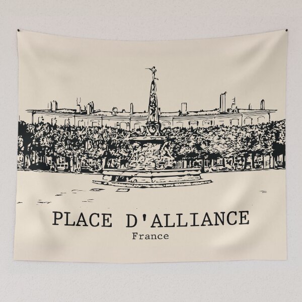 Item preview, Place d'Alliance - France designed and sold by Lakeric Cityscapes.