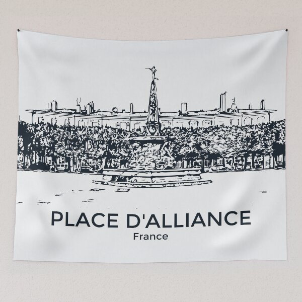 Item preview, Place d'Alliance - France designed and sold by Lakeric Cityscapes.