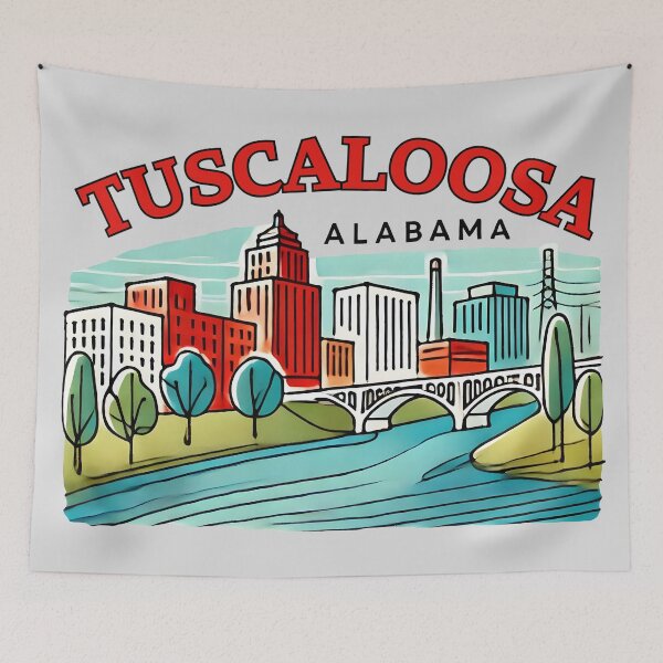 Item preview, Tuscaloosa Alabama designed and sold by HowToCanadian.