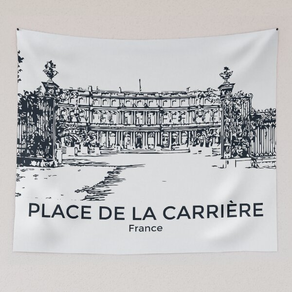 Item preview, Place de la Carrière - France designed and sold by Lakeric Cityscapes.