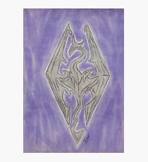Skyrim elder scrolls: Dragonborn Photographic Print