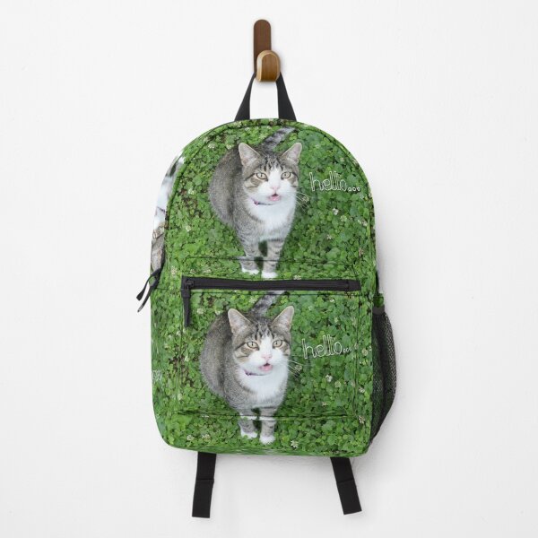 Item preview, Cat in Clover Saying Hello designed and sold by Frankie Cat Photography.