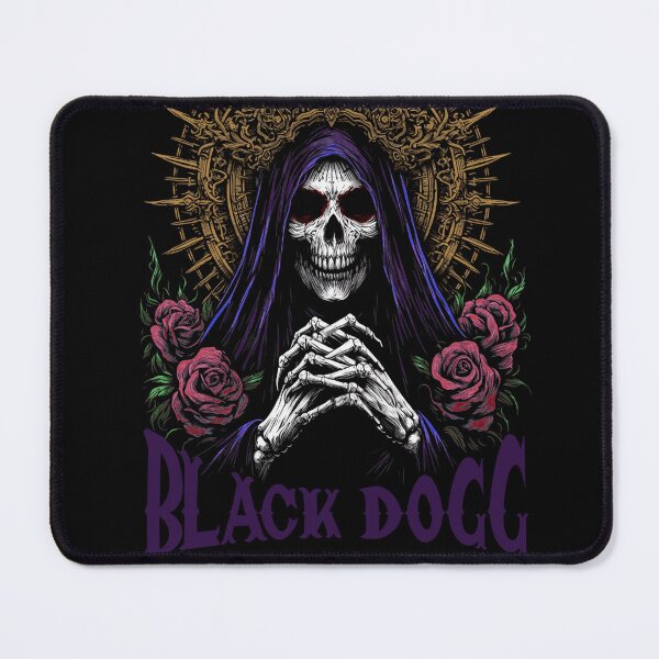 Item preview, Horror occult Skull zombie day of the dead inspired black death doom metal classic T-Shirt designed and sold by blackdoggdesign.