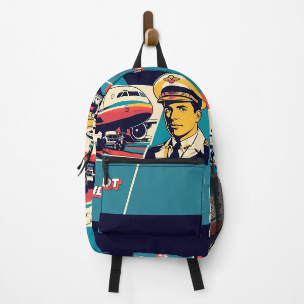 Item preview, Vintage Style Aviation Poster - Airplane and Pilot designed and sold by EMaviation_.