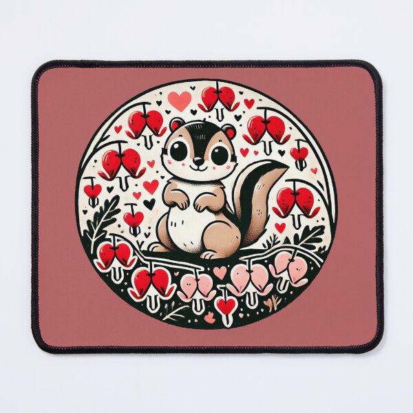 Item preview, Valentine's Day Chipmunk designed and sold by FrictionMaxxing.