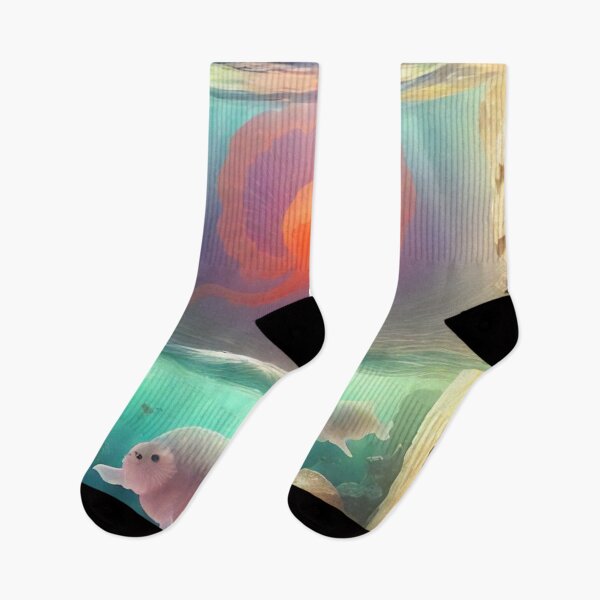 Item preview, Underwater Jellyfish and Fish designed and sold by LoveingShop.