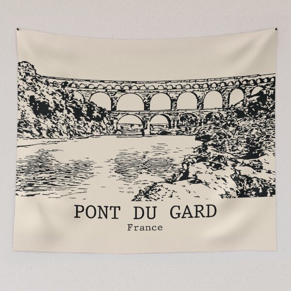 Item preview, Pont du Gard - France designed and sold by Lakeric Cityscapes.