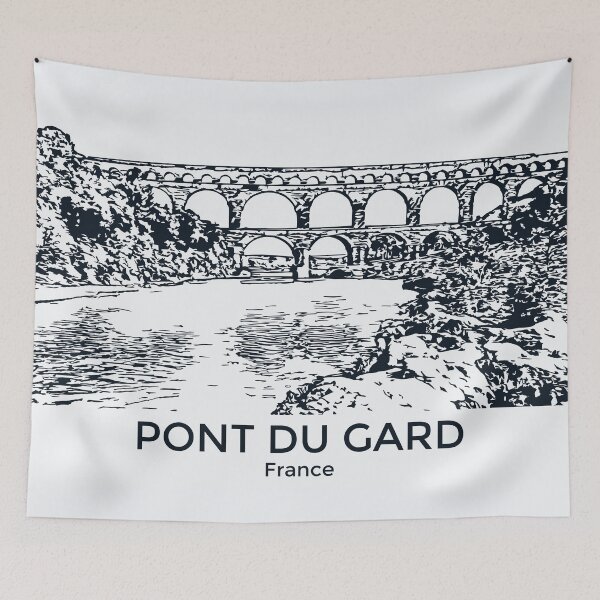 Item preview, Pont du Gard - France designed and sold by Lakeric Cityscapes.