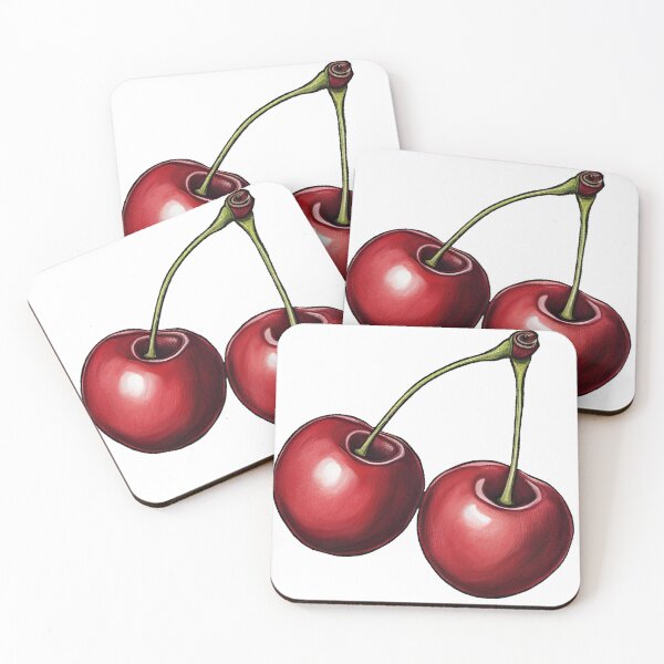 Item preview, Red cherries designed and sold by madalina071012.