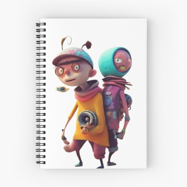Item preview, "A Duo of Colorful, Quirky Characters on an Adventure" designed and sold by Filmcharlie-Shop.