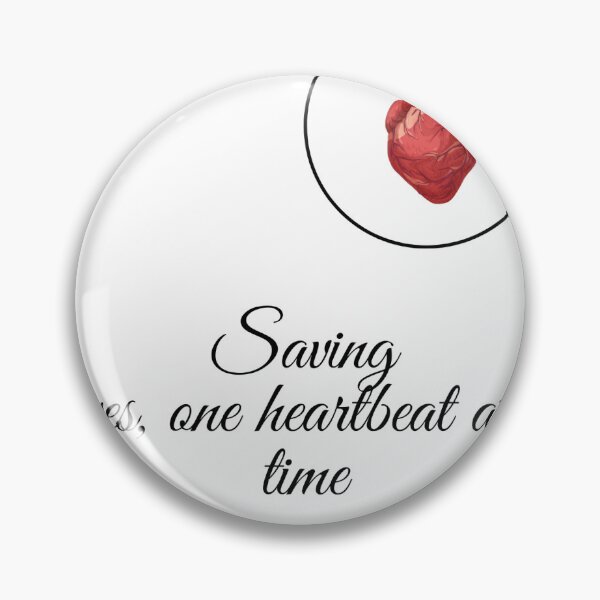 Item preview, Heartbeat Heroes: Saving Lives Tee designed and sold by Mirjustin03.
