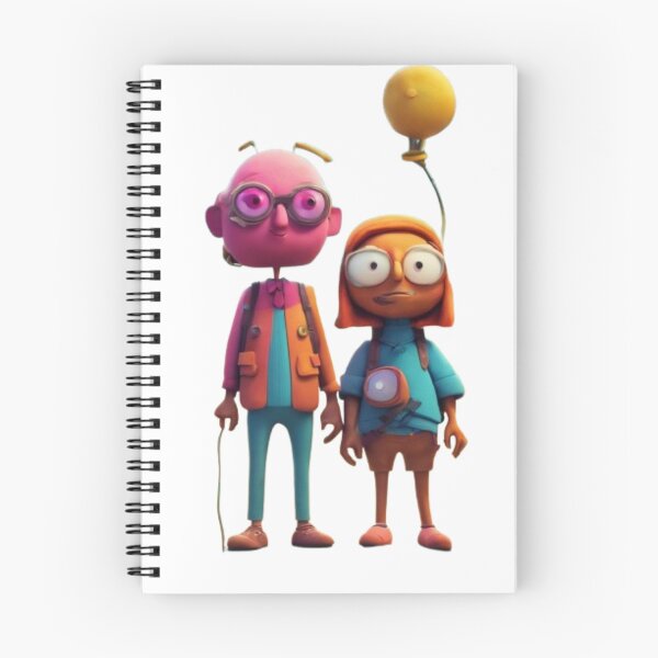 Item preview, A Duo of Colorful, Quirky Characters on an Adventure" designed and sold by Filmcharlie-Shop.