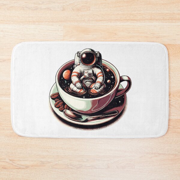 Item preview, Black Coffee Astronaut Mug Galaxy Gift designed and sold by Pineapple-Tree.
