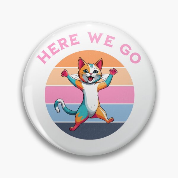 Item preview, "Here we go" T-Shirt – Perfect for cat lovers! designed and sold by FD-artwork.