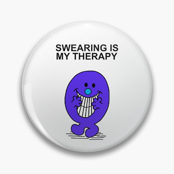 Item preview, Mr Men Swearing is my Therapy designed and sold by Scat the cat.