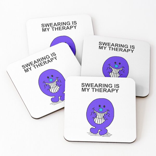 Item preview, Mr Men Swearing is my Therapy designed and sold by Scat the cat.