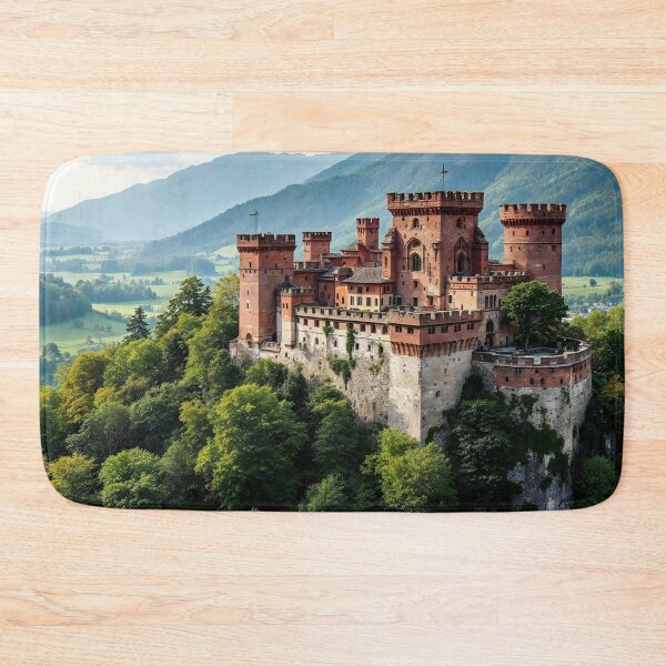 Item preview, Medieval castle in the green valley designed and sold by Palatinasart.