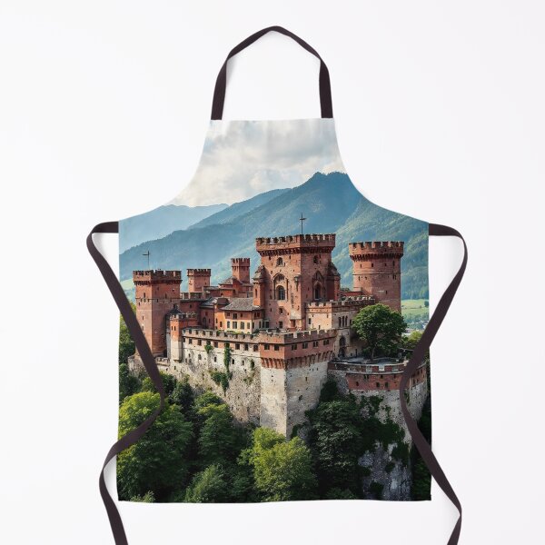 Artikelvorschau, Mittelalterliche Burg im grünen Tal entworfen und verkauft von Palatinasart.