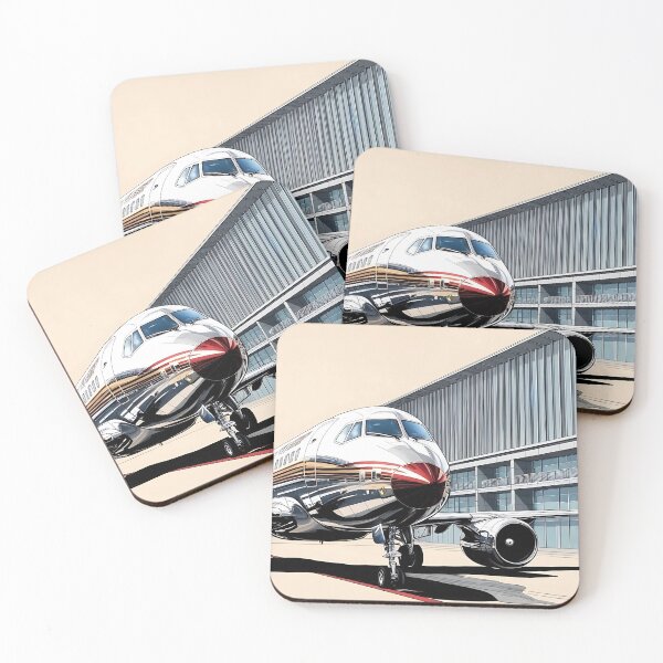 Item preview, Vintage Airplane Illustration - Parked Next to the Terminal designed and sold by EMairplanes.