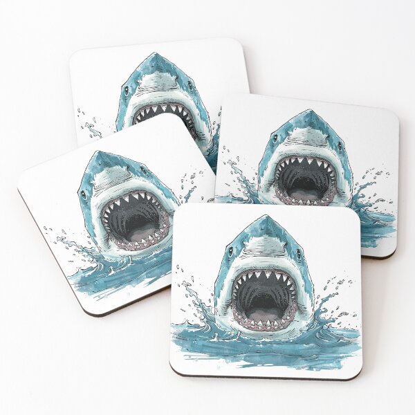 Item preview, Shark attack designed and sold by Wylkerd.