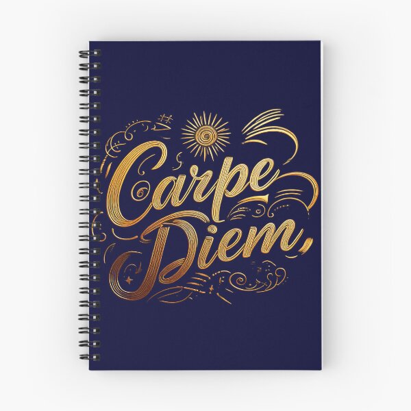 Item preview, Golden Carpe Diem Calligraphy designed and sold by Dwarf7.
