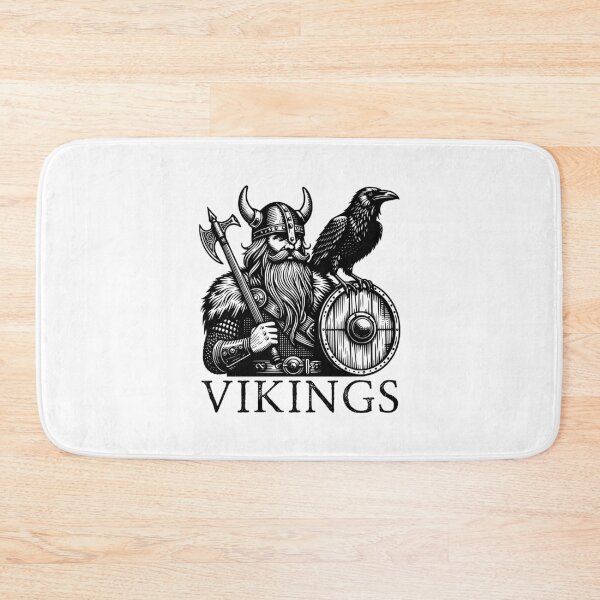 Item preview, Viking Warrior with Raven and Shield - Norse Mythology Art designed and sold by Psycho-Crazy.
