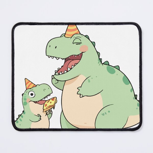 Item preview, Dino party sticker designed and sold by DesignMapachiss.