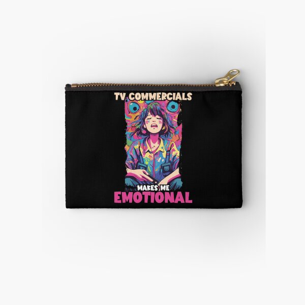 Item preview, TV Commercials Makes Me Emotional Funny Television Fan designed and sold by Dressed For  Duty.