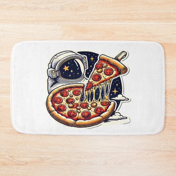 Aperçu de l'œuvre Tranche de pizza cosmique créée et vendue par Pandaones.