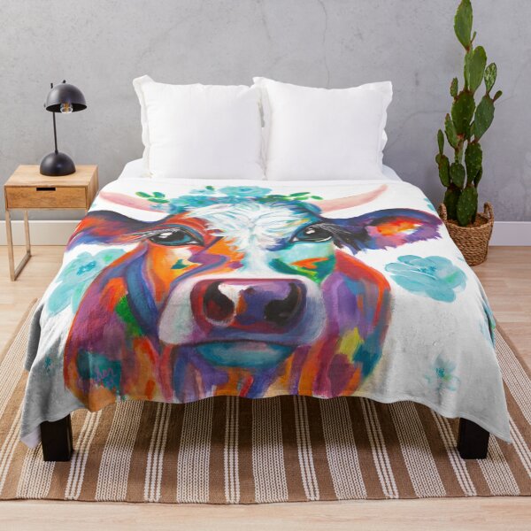 Item preview, Colourful Boho Cow designed and sold by ChrisJArcher.