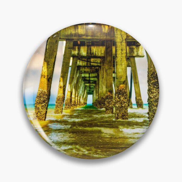 Item preview, Jacksonville Beach Pier Underneath designed and sold by Kay Brewer.