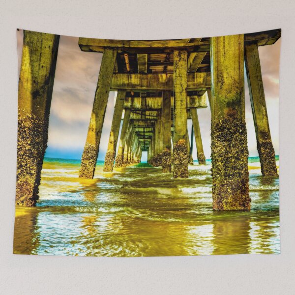Item preview, Jacksonville Beach Pier Underneath designed and sold by Kay Brewer.